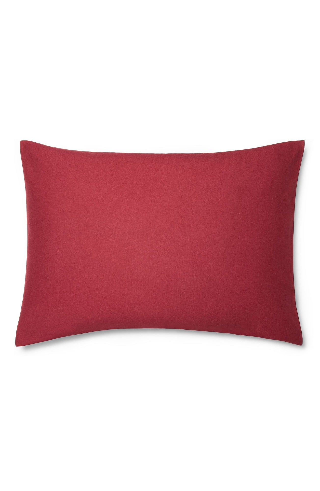 Calvin Klein Modern Cotton Harrison Set of 2 Standard Pillowcases - Burgundy - Bellso